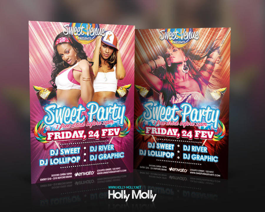 Sweet Dance Party Flyer by imagingdc
