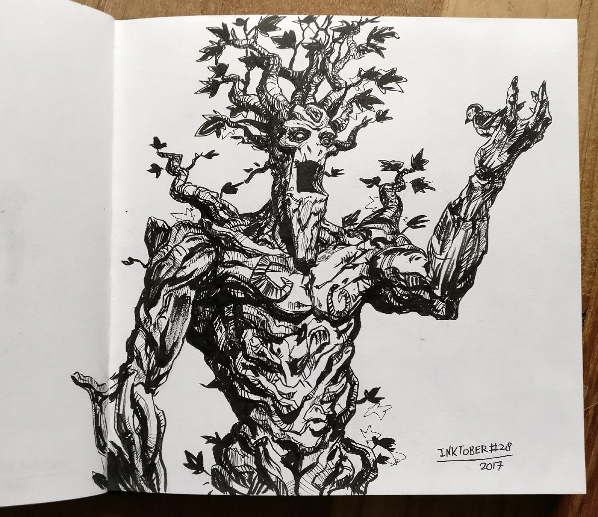 Inktober day 28: Fall by Jordy-Knoop