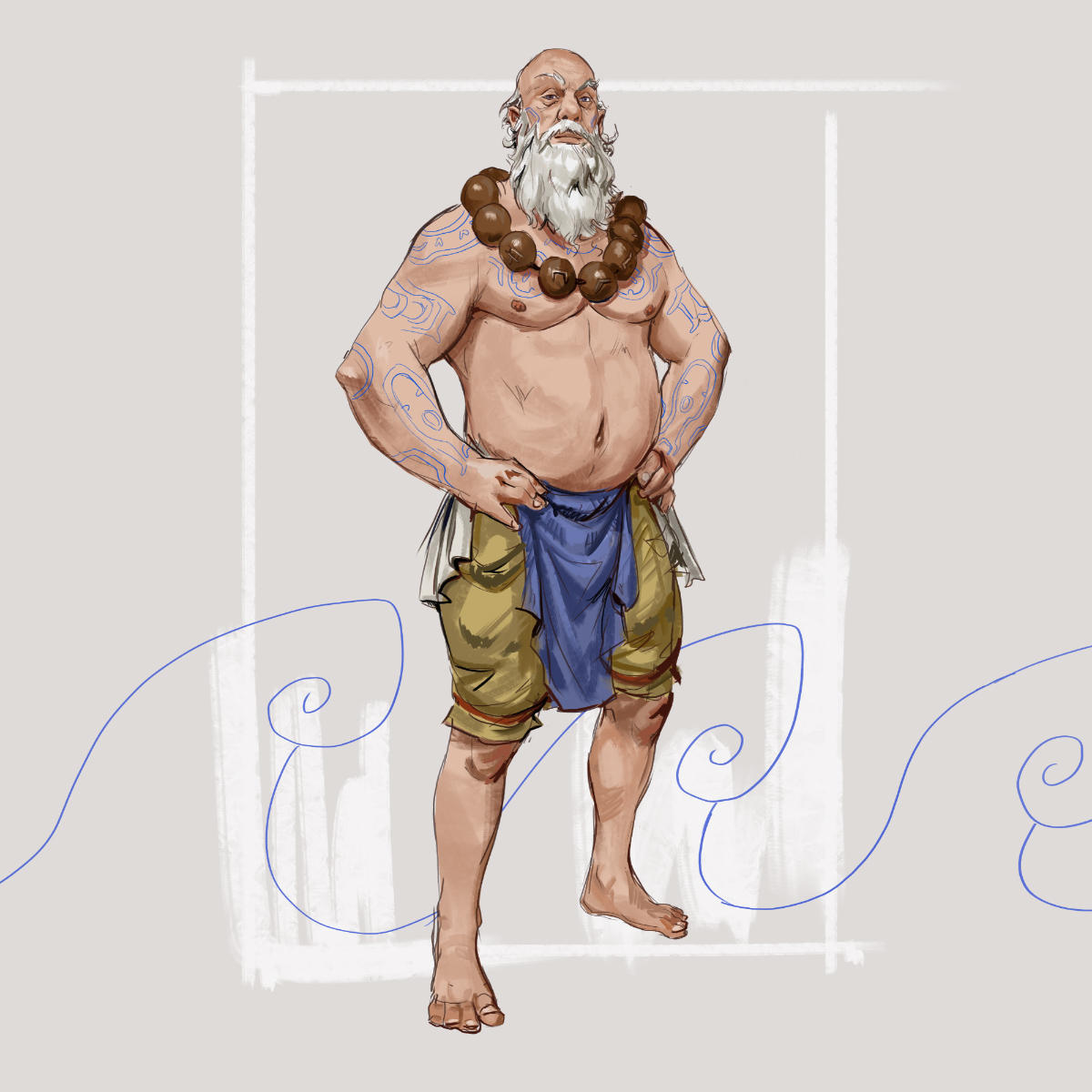Zodan the Water mage by Jordy-Knoop