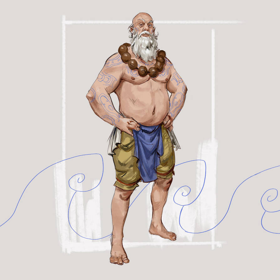 Zodan the Water mage by Jordy-Knoop