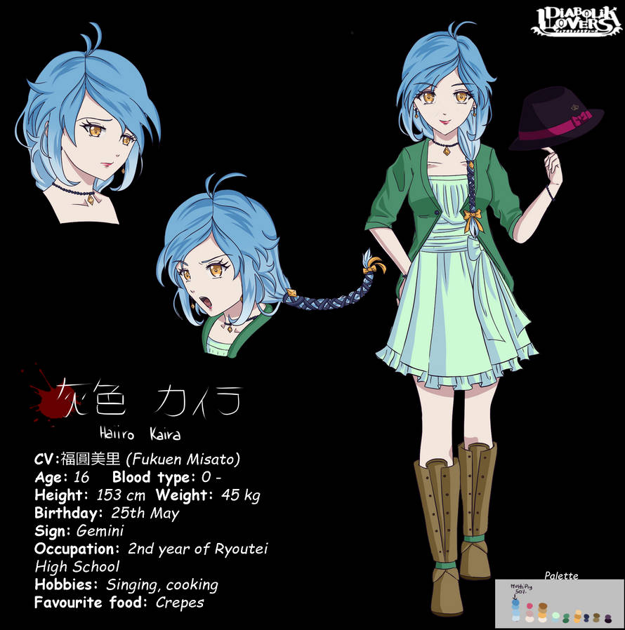 Diabolik Lovers Oc Kaira Haiiro By Shirocup On Deviantart