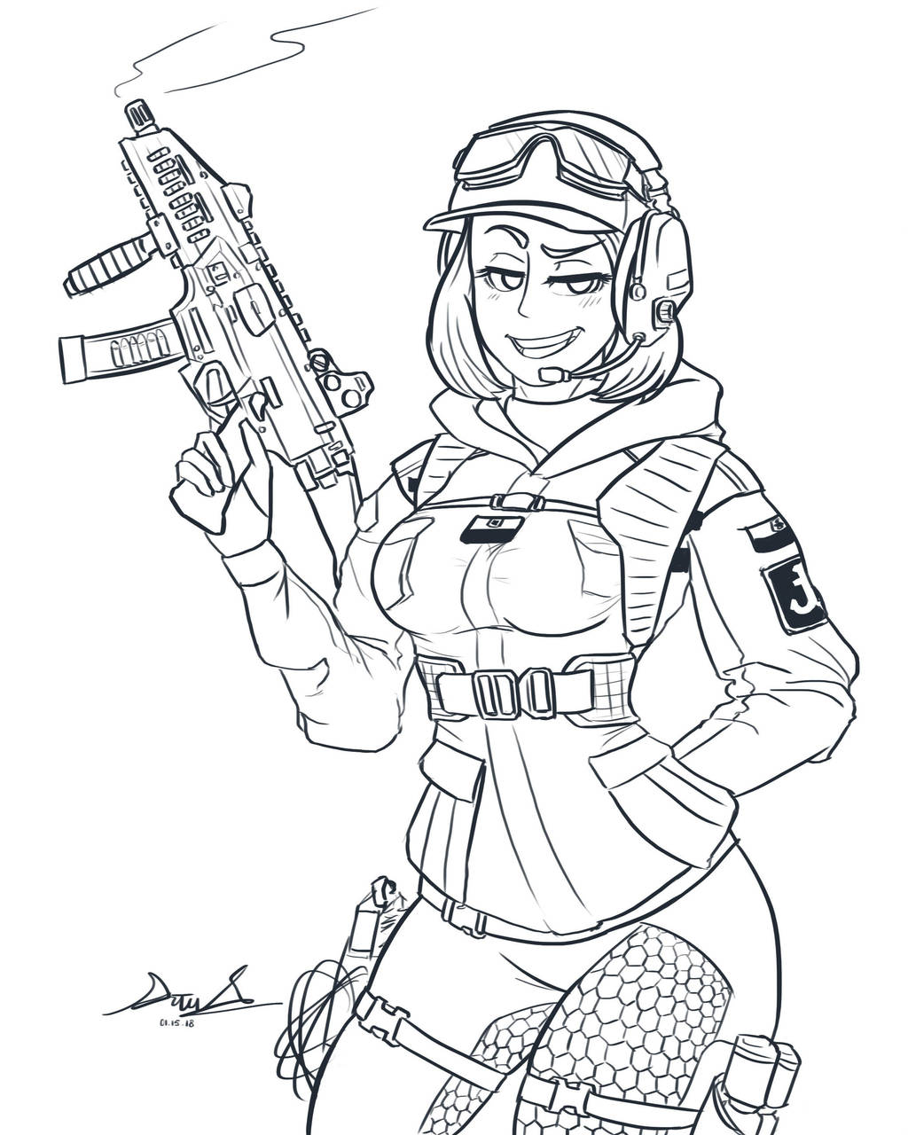 Rainbow Six Siege Ela by StanChen18 on DeviantArt