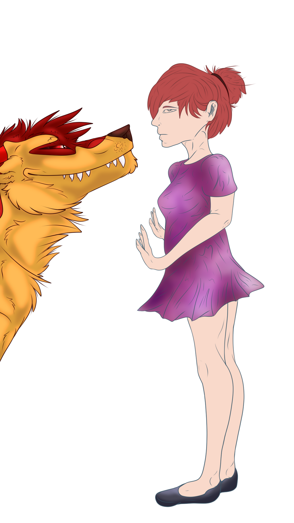 Do Not Want(WIP) by Redwolfless