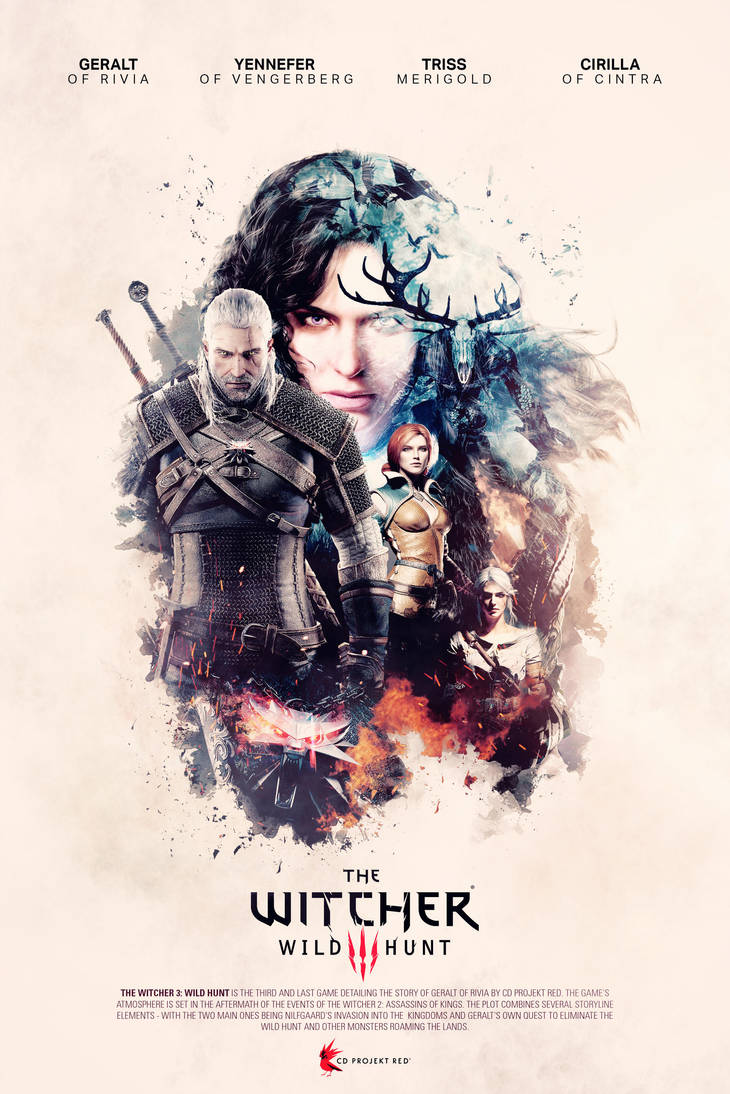The Witcher 3 - Unofficial Poster by KokeNunezWorks