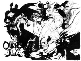 jonny quest vs. justice league by BrentMcKee
