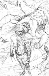 Dark Wolverine rough pencils by BrentMcKee