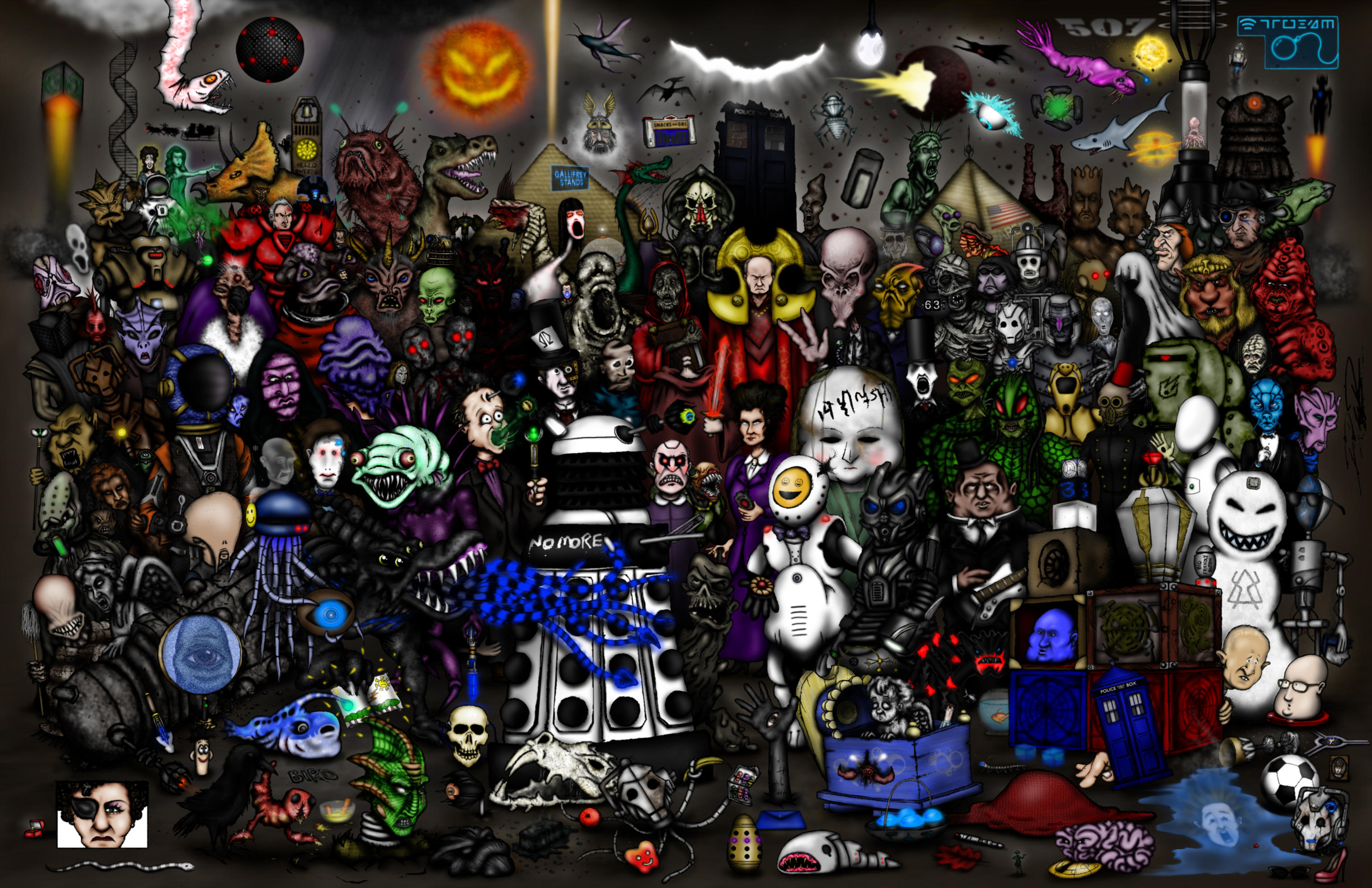 Every Doctor Who Creature - Part 5 - Moffat's Era by ApocalypseCartoons
