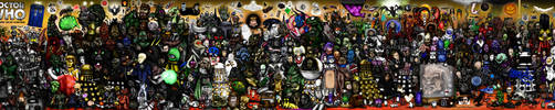 Every Doctor Who Creature Ever by ApocalypseCartoons