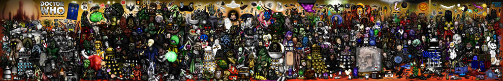Every Doctor Who Creature Ever by ApocalypseCartoons