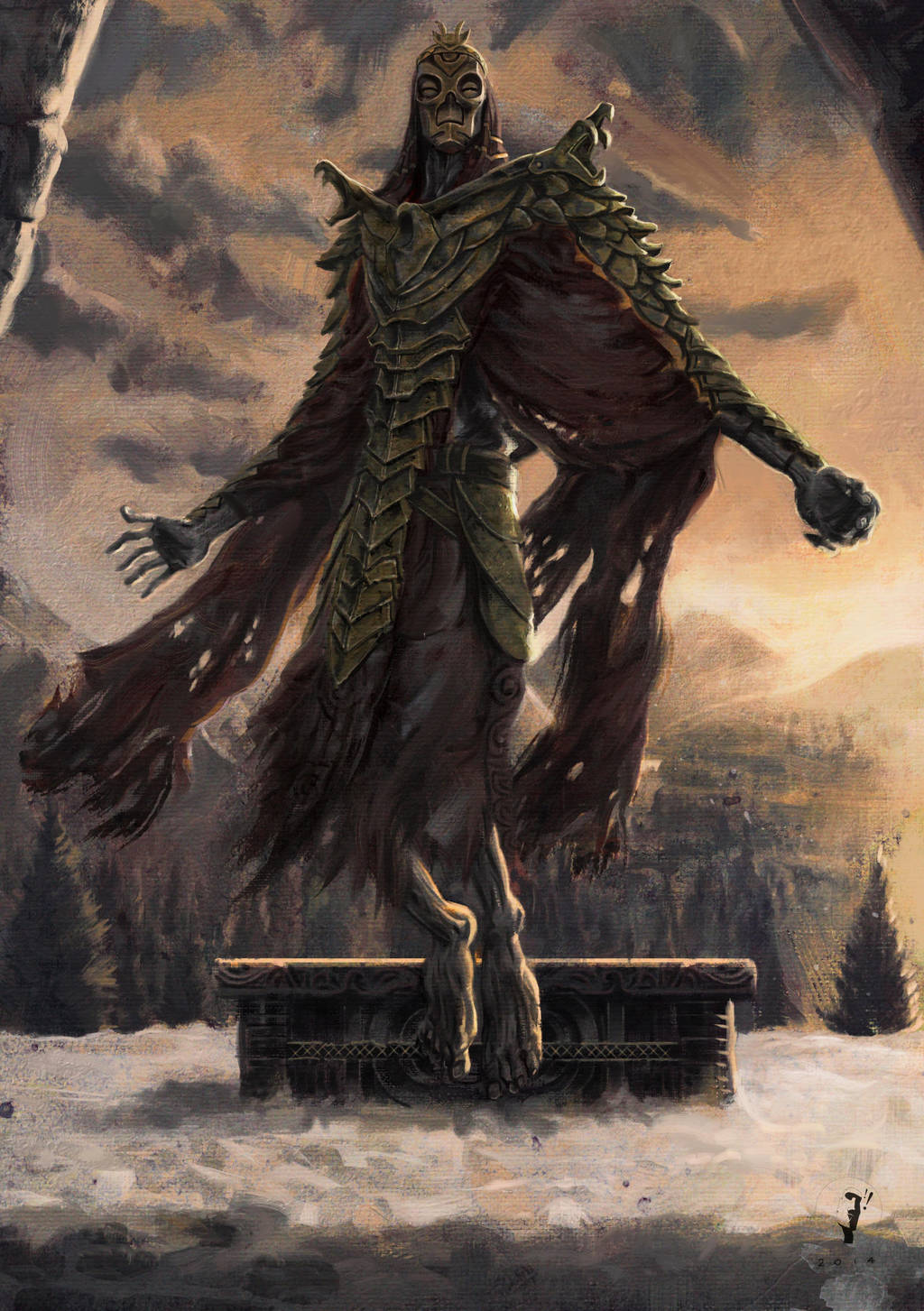 The Priest Dreaming Of A Dragon Chapter 3 Elder Scrolls - Dragon Priest by ISignRob on DeviantArt