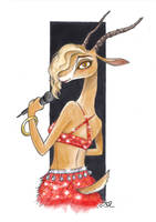 Zootopia Gazelle by Celtycki