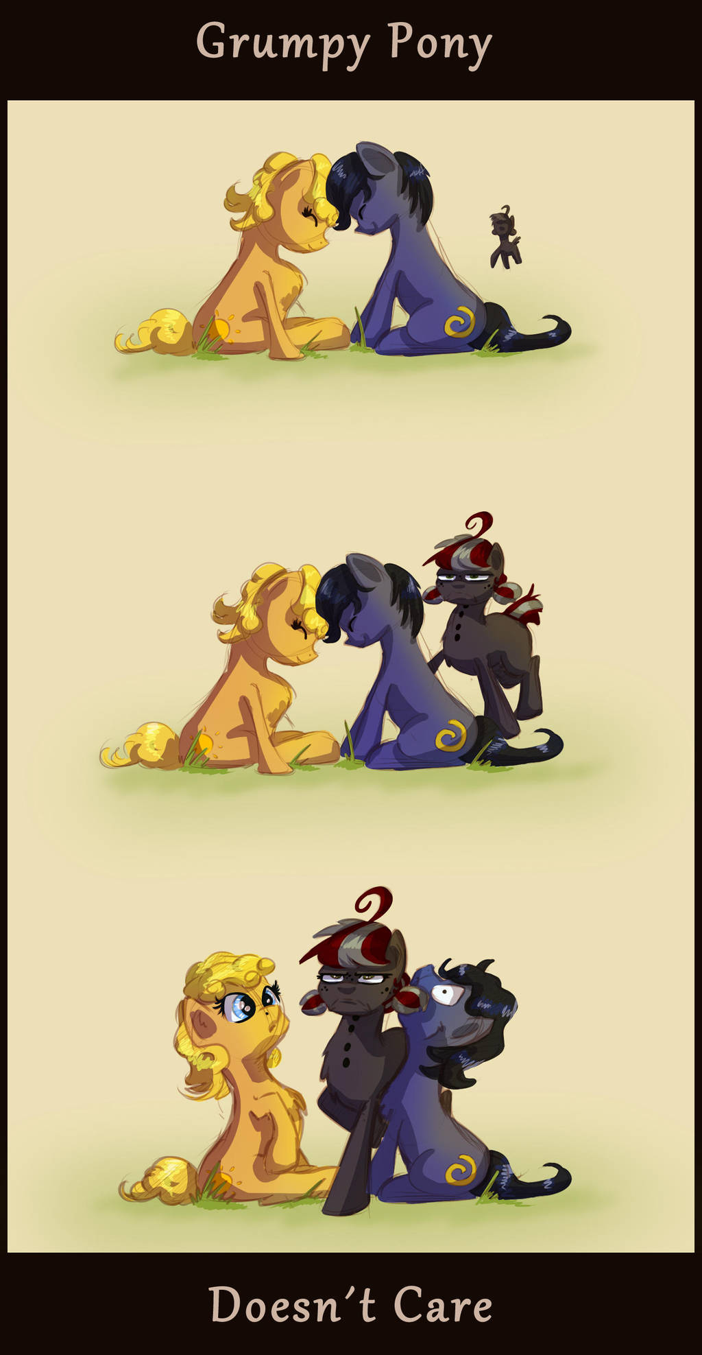 Grumpy Pony does not care by Pimander1446