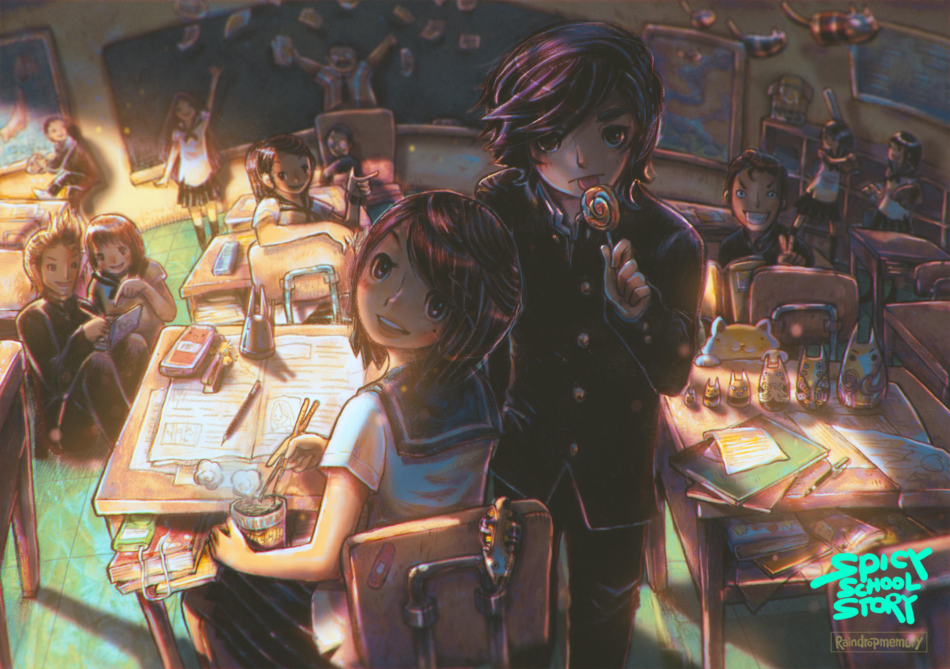 Spicy School Story - 2014 Edition by Raindropmemory