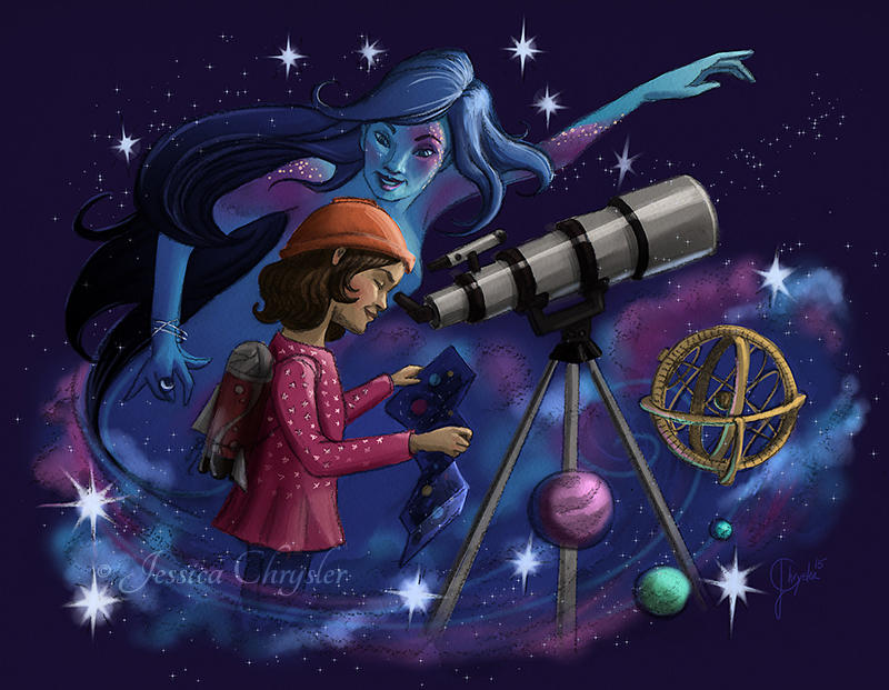 Muse of Astronomy by jesschrysler