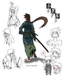 SDL refsheet Takeshi Oc by IVANPS