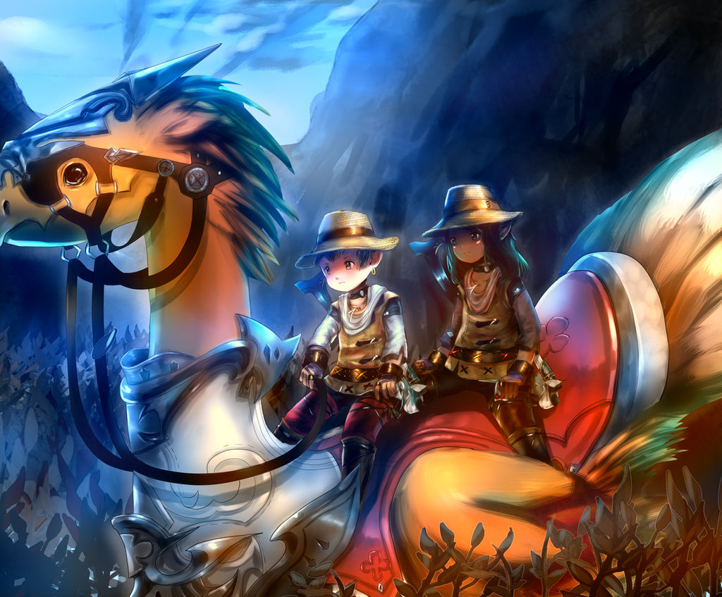 Commission Oct-tako The Lalafells by SarahWidiyanti