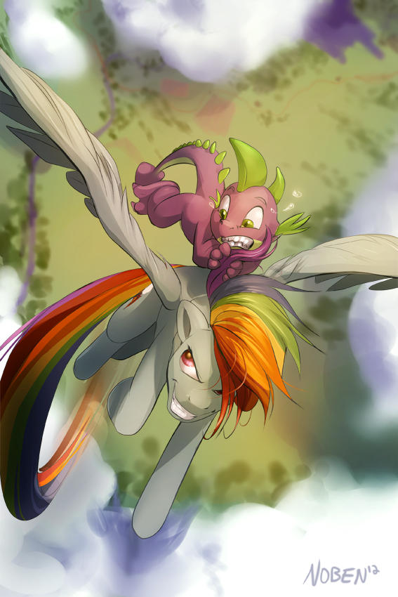 Dragon Bucking by Noben