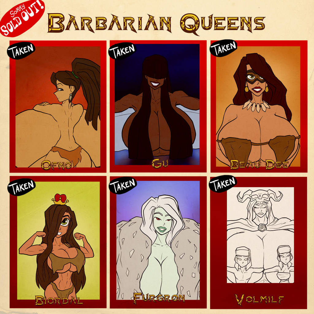 Barbarian Queens - SOLD OUT by JonFreeman