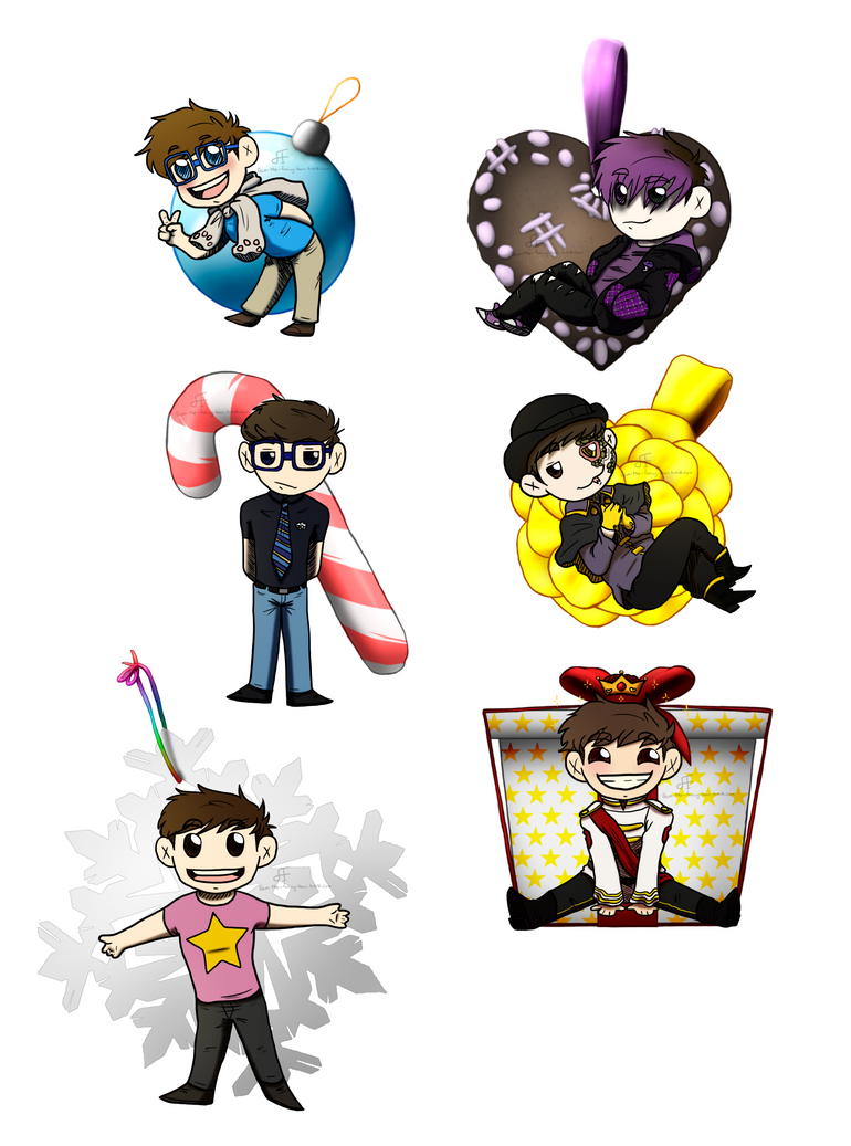holiday stickers sanders sides