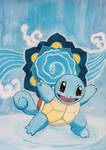 Squirtle water mandala by Namoqahuna