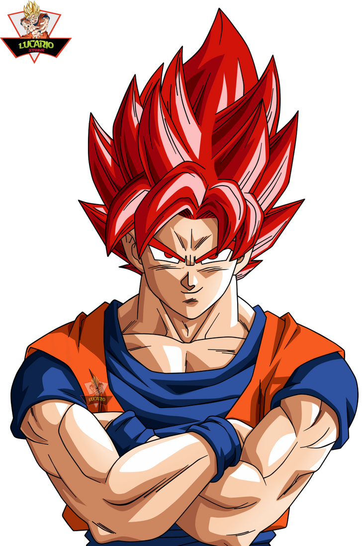 Goku Ssj God Red New Transformation by lucario-strike on ...