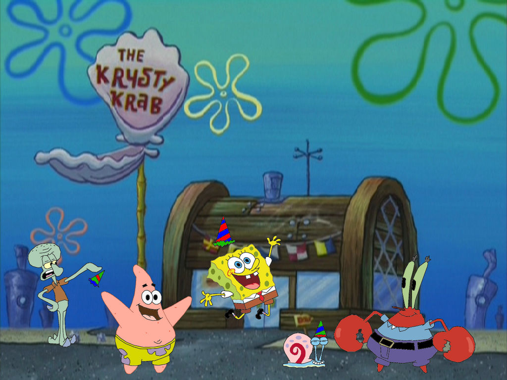 My Sisters Birthday Present Spongebob Party By Protomanftw On