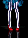 Cabaret Legs Striped by TheSockPuppetry