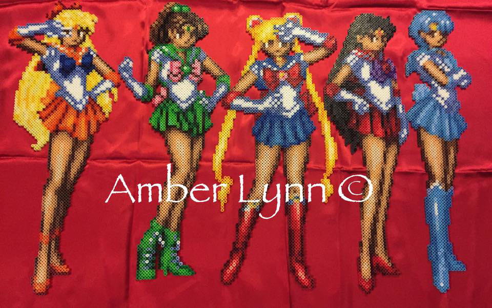 Inner Sailor Scouts Perler Bead Design by Amber--Lynn