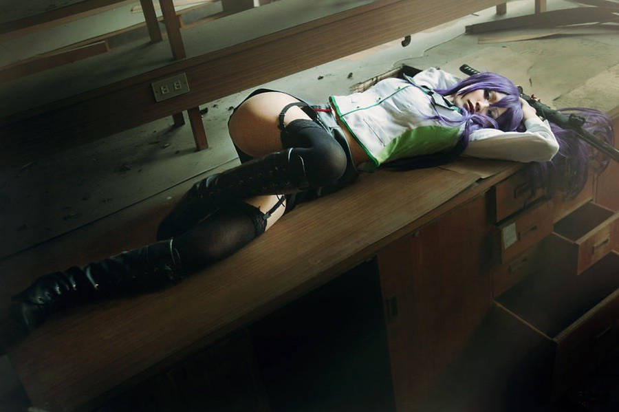 High School Of The Dead Saeko Busujima cosplay by twndomn