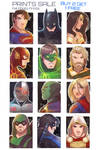 DC SketchCards by Future-Infinity