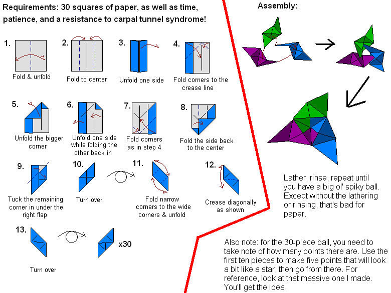 Modular Origami Instructions by AloratheDragon on DeviantArt