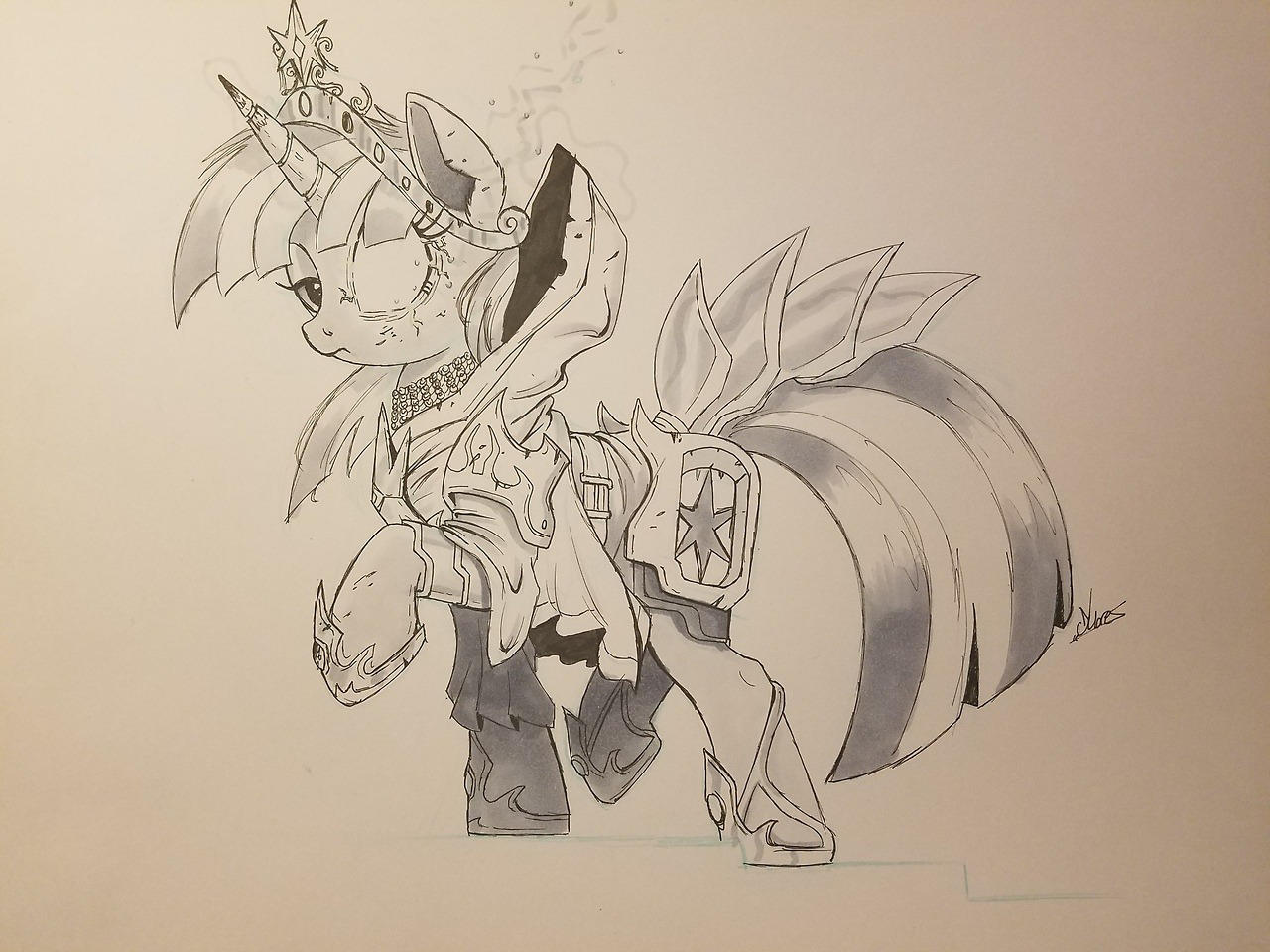 Inktober 2017 : Empress Twi by NCMares