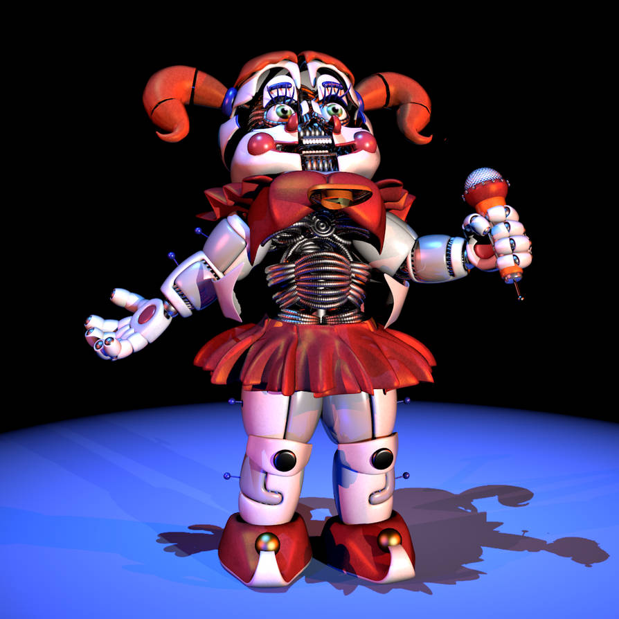 Scooped Circus Baby [FNaF SL Blender] by ChuizaProductions on DeviantArt
