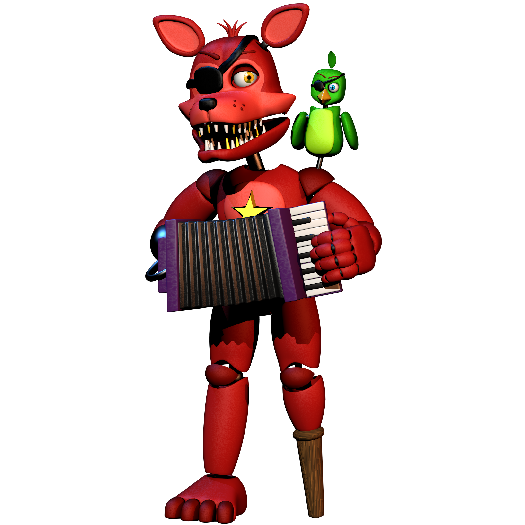 Rockstar Foxy FullBody! - [FNaF 6 FFPS] by ChuizaProductions on DeviantArt