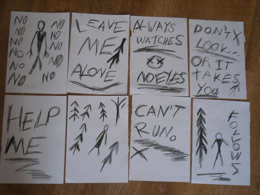 If This Is A Man Sparknotes Slenderman's All 8 Notes by Rainblaze-Art on DeviantArt