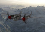 Bazze's P-38 Lightning by tora-no-shi1369