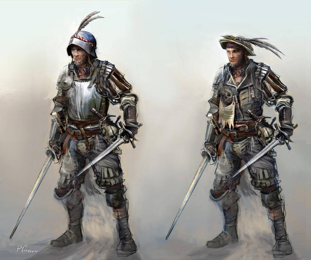 mercenary characters by chrzan666