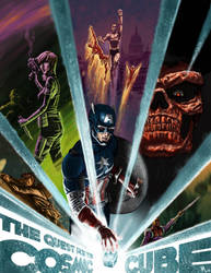 Captain America and the quest for the cosmic cube! by 0mi