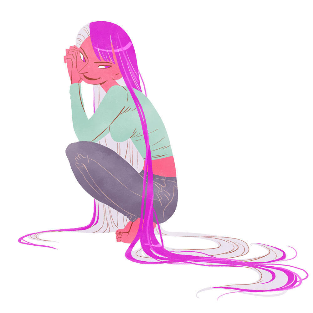 Color block character design by Tallychyck