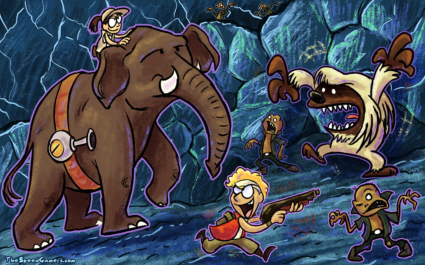 OILD: Yeti Lair wallpaper by jazaaboo