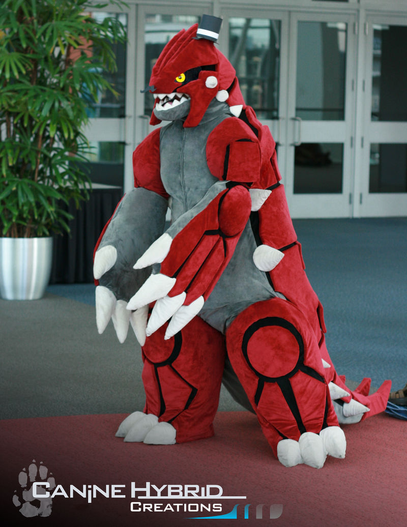 Groudon Costume by CanineHybrid