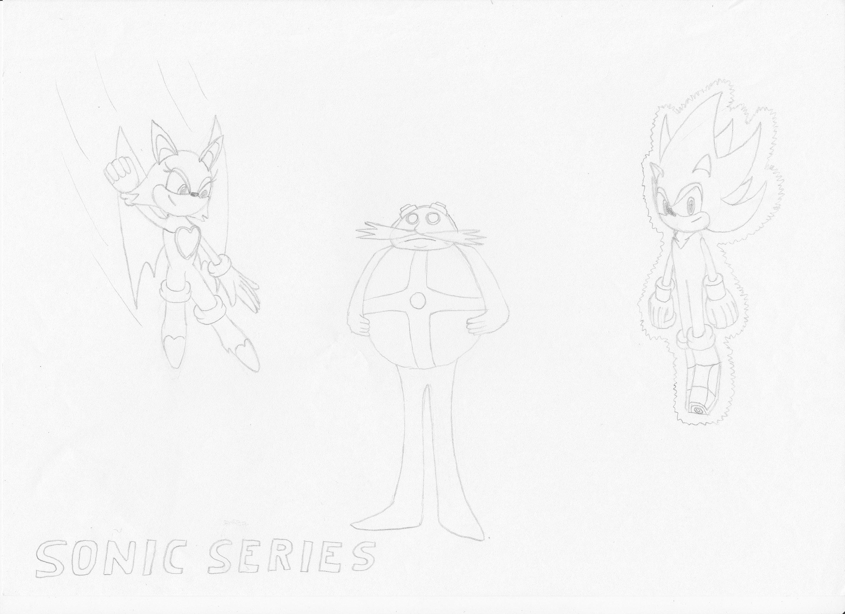 Sonic Series - Rough, Shadow... and Robotnik!)) by Imaflashdemon