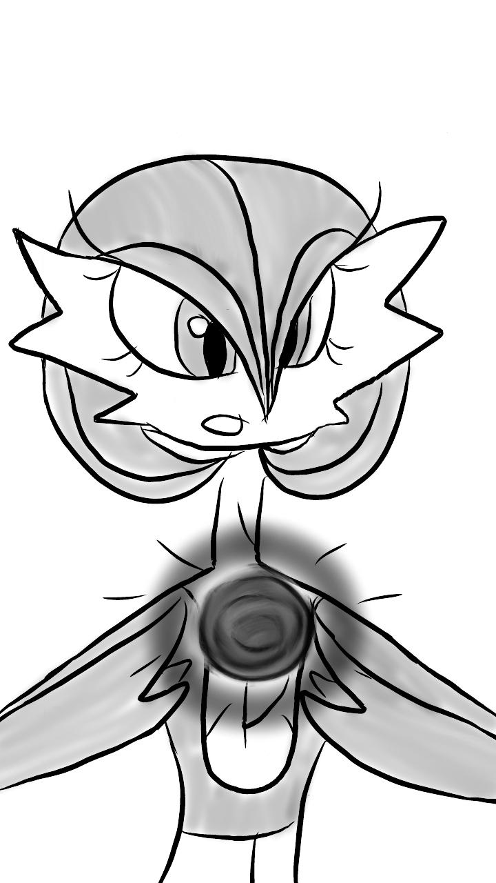 Gardevoir's Attack (sketch) by Imaflashdemon