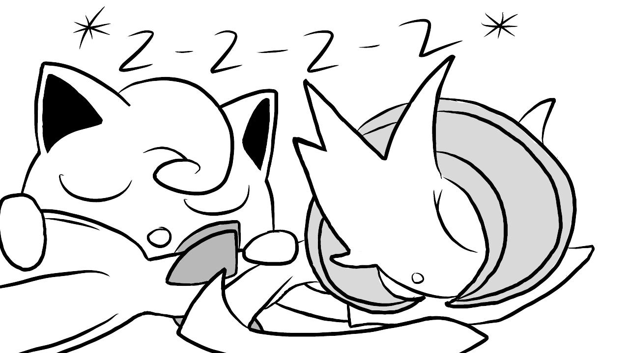 Gardevoir Is Sleeping (sketch) by Imaflashdemon