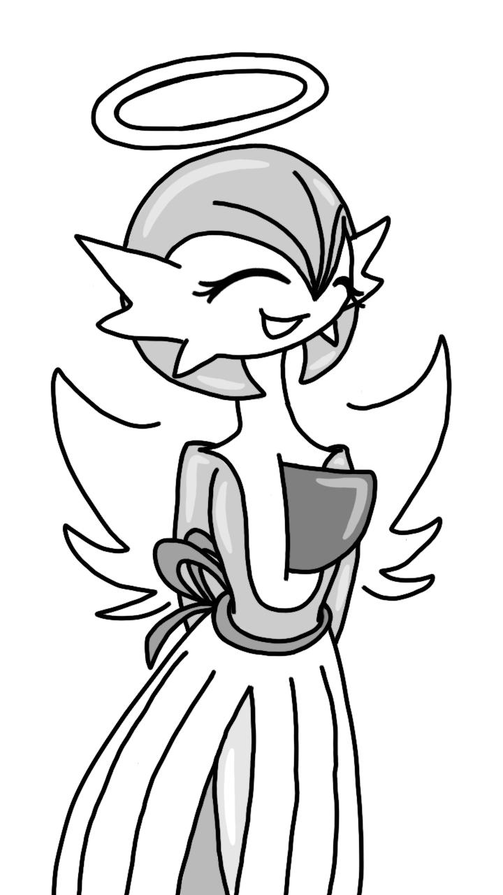 Innocent Gardevoir (sketch) by Imaflashdemon