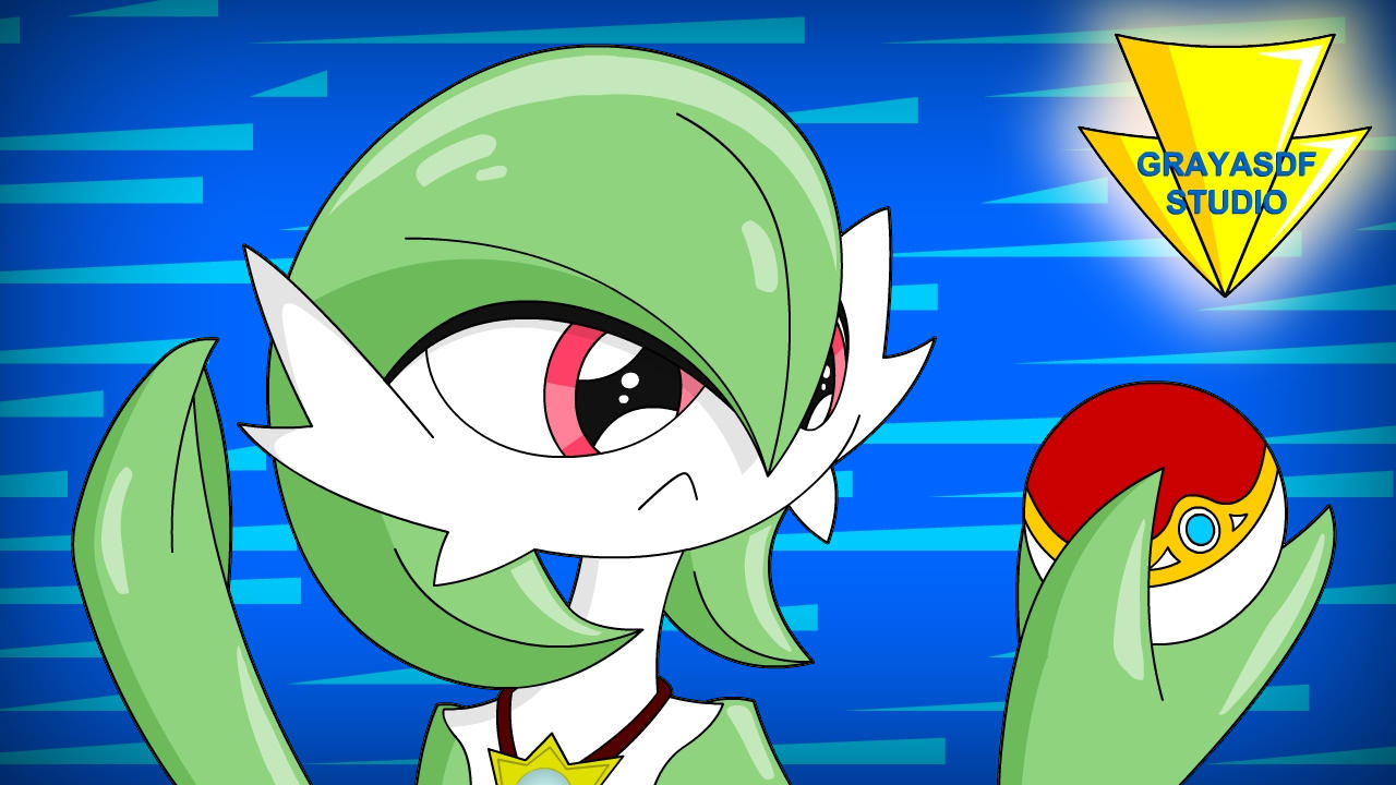 Trainer Gardevoir (coloured) by Imaflashdemon