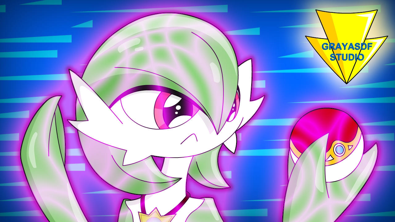 Trainer Gardevoir (coloured, v2) by Imaflashdemon