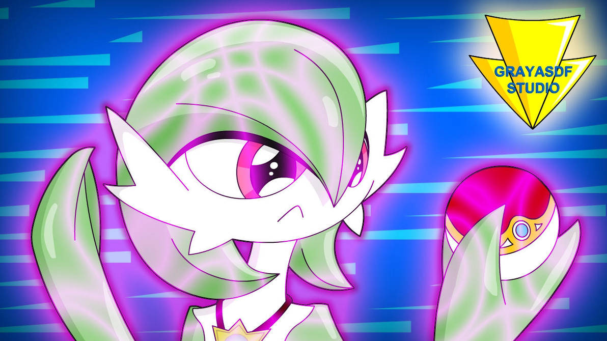 Trainer Gardevoir (coloured, v2) by Imaflashdemon