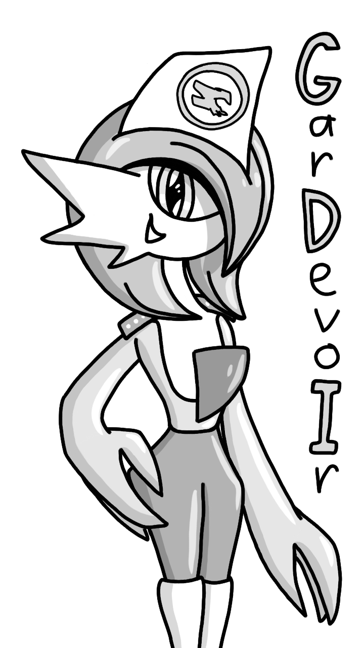 Gardevoir Joined GDI (sketch) by Imaflashdemon