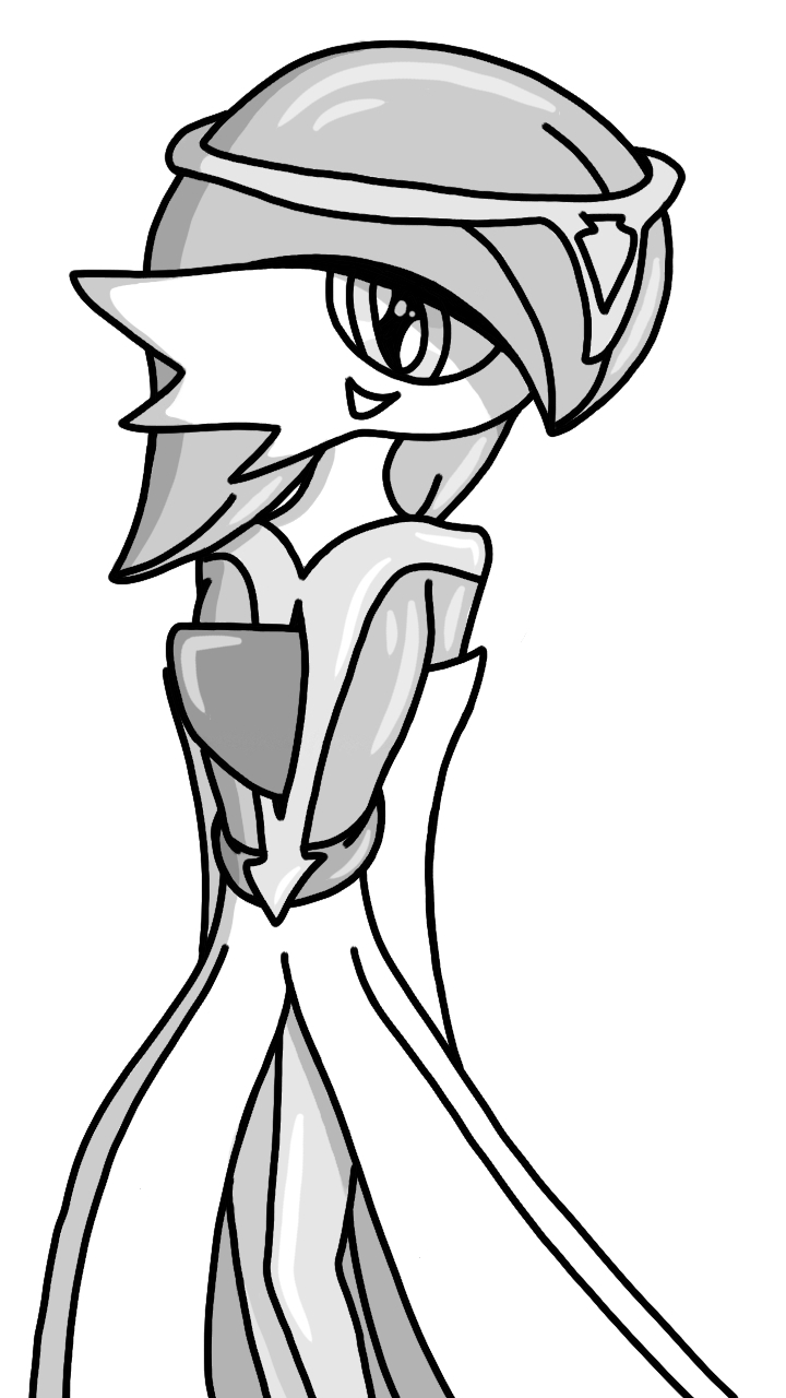 Gardevoir LLB Outfit (sketch) by Imaflashdemon